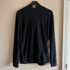 True Classic Long-sleeve Waffle Hoodie Shirt